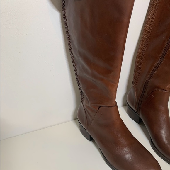 Vince Camuto Brenda Leather Tall Riding Boots, Size 8.5 - Picture 3 of 7